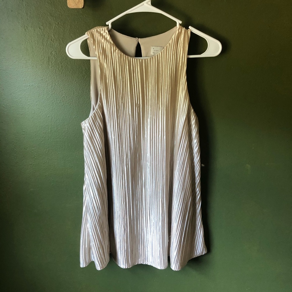 Champgane pleated blouse